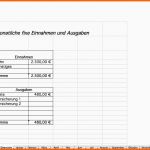 Hervorragend Haushaltsbuch Als Excel Vorlage Kostenlos