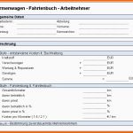 Hervorragend Vorlage formulare Zur Pkw Nutzung Und Fahrtenbuch