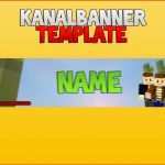 Hervorragend Youtube Kanalbanner Vorlage Genial Kanal Banner Template V