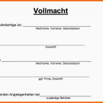 Ideal Ausdrucken Vollmacht Für Behördengänge Pdf