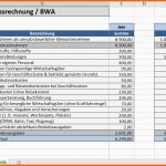 Ideal EÜr Light Kostenlose Vorlage Für Kleinunternehmer