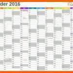 Ideal Excel Kalender 2016 Kostenlos