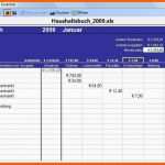 Ideal Excel Vorlage Haushaltsbuch 2009 Download