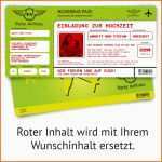 Ideal Flugticket Vorlage Geschenk Lp71