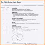 Ideal Mini Mental Test Vorlage