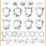Ideal Vector Heraldic Element Collection and Coat Arms