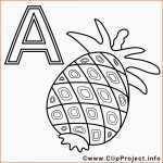 Kreativ Ananas Buchstaben Zum Ausmalen