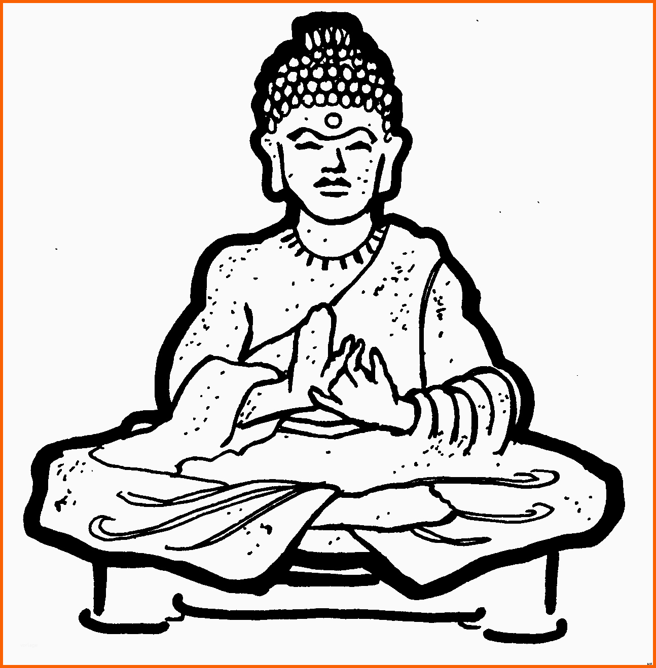 Kreativ Buddha Clip Art Drawings Sketch Coloring Page