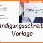 Kreativ Kündigungsschreiben Vorlage Download