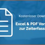 Kreativ Zeiterfassung Mit Excel – 8 Kostenlose Stundenzettel