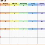 Limitierte Auflage Kalender Februar 2016 Querformat Als Excel Vorlage