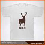 Limitierte Auflage T Shirt Design Vorlage Vektor Wild