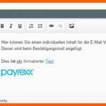 Modisch E Mail Bestätigungen Logo Integration Und Angabe