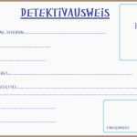 Modisch Gallery Of Detektivausweis Vorlage Pdf Geburstags