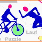 Modisch Laufpuzzle Puzzle Staffel