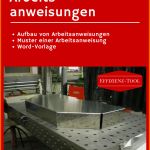 Neue Version Arbeitsanweisung Muster Word Arbeitsanweisungen Richtig