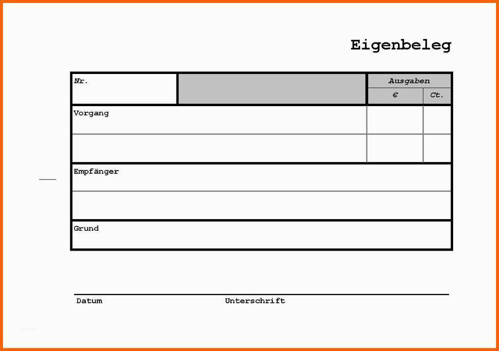 Neue Version Datei Eigenbeleg Einzeln Pdf –