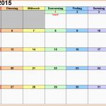 Neue Version Kalender Januar 2015 Als Excel Vorlagen