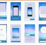Neue Version Mobile Leinwände User Interface Kit Moderne