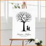 Neue Version Vorlage Wedding Tree Als Pdf Download Personalisiert