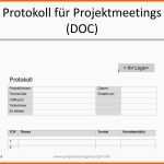 Neue Version Word Vorlage Zur Erstellung Von Protokollen