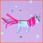 Original Diy Einhorn Basteln Mit Mhne Schweif Unicorn