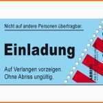 Original Einladungskarten Als Ticket Geburtstag Vintage