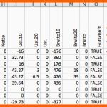 Original Excel Export Der Hotel Rechnungen Für Buchhaltung