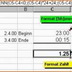 Original Excel Stunden Berechnen Vorlage – Xcelz Download