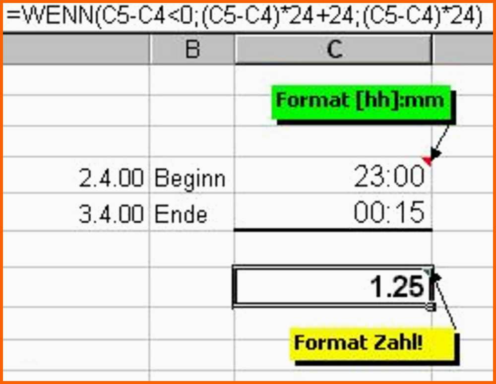 excel stunden berechnen vorlage