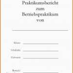 Original Praktikumsmappe Deckblatt Vorlage Word Beispiele Für