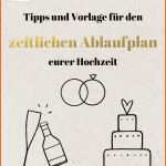 Original Zeitlicher Ablaufplan Für Hochzeit – Tipps Und Vorlage