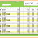 Perfekt Excel Arbeitszeitnachweis Vorlagen 2017