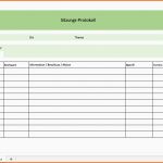 Perfekt Protokollvorlage Als Muster