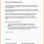 Perfekt Revisorenbericht Verein Vorlage