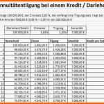 Phänomenal 54 Best Excel Vorlage Tilgungsplan Bilder