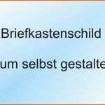 Phänomenal Briefkasten Schild Individuellen Gravur Werbeschild 24