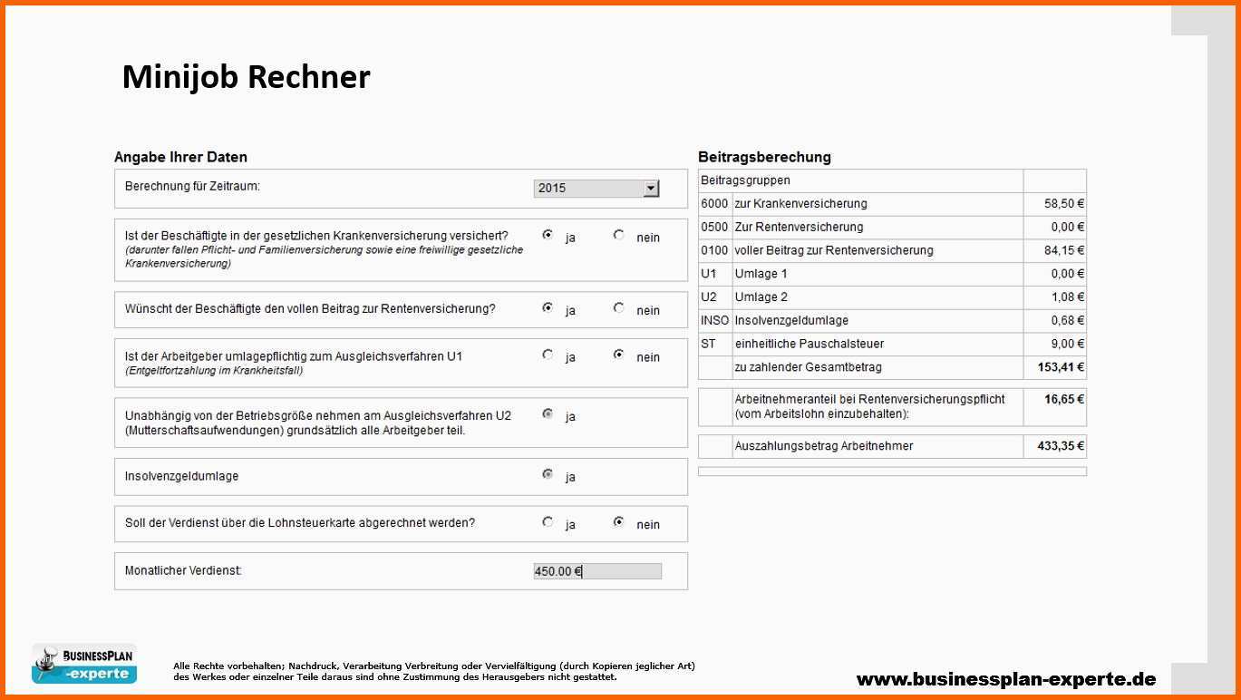 kundigung minijob vorlage pdf