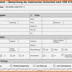 Phänomenal Messprotokoll Excel Vorlage Cool Das Prüfprotokoll Gehört