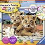 Phänomenal Ravensburger Malen Nach Zahlen Kleine Löwenbabys Online