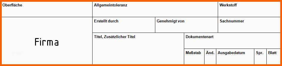 Phänomenal Schriftfeld Din En iso 7200 Vorlage – Karimdarwish