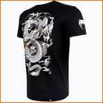 Phänomenal Venum T Shirt Dragons Flight Schwarz Weiß Tee Muay