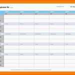 Schockieren 7 Wochenplan Excel Vorlage