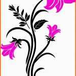 Schockieren Blume Blumen Lilien Tribal Aufkleber Wandtattoo Sticker