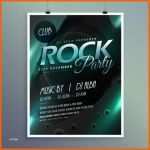 Schockieren Club Rock Party Musik Flyer Vorlage