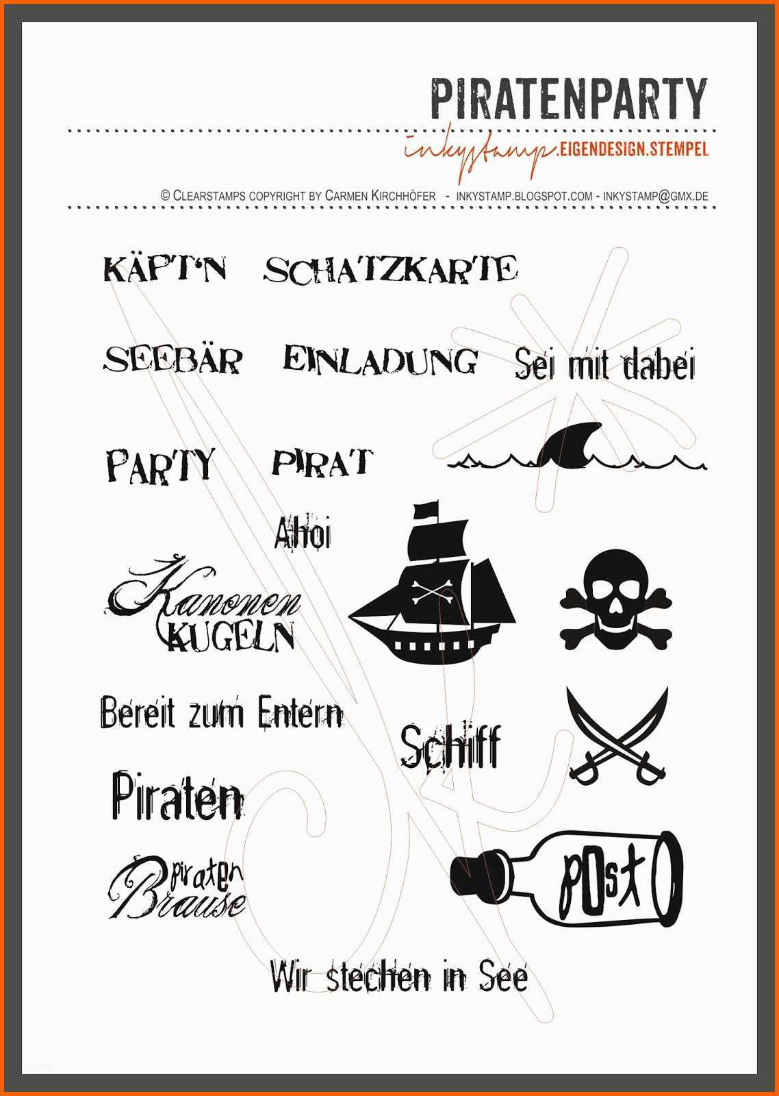 einladung piratenparty text