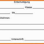 Selten Entschuldigung Schule Vorlage Pdf Fabelhaft