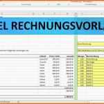 Selten Excel Rechnungsvorlage