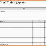 Selten Fußball Trainingsplan Vorlage Kostenlos Als Pdf Zum Download