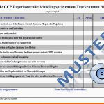 Selten Haccp Checklisten Für Küchen Haccp Excel formular